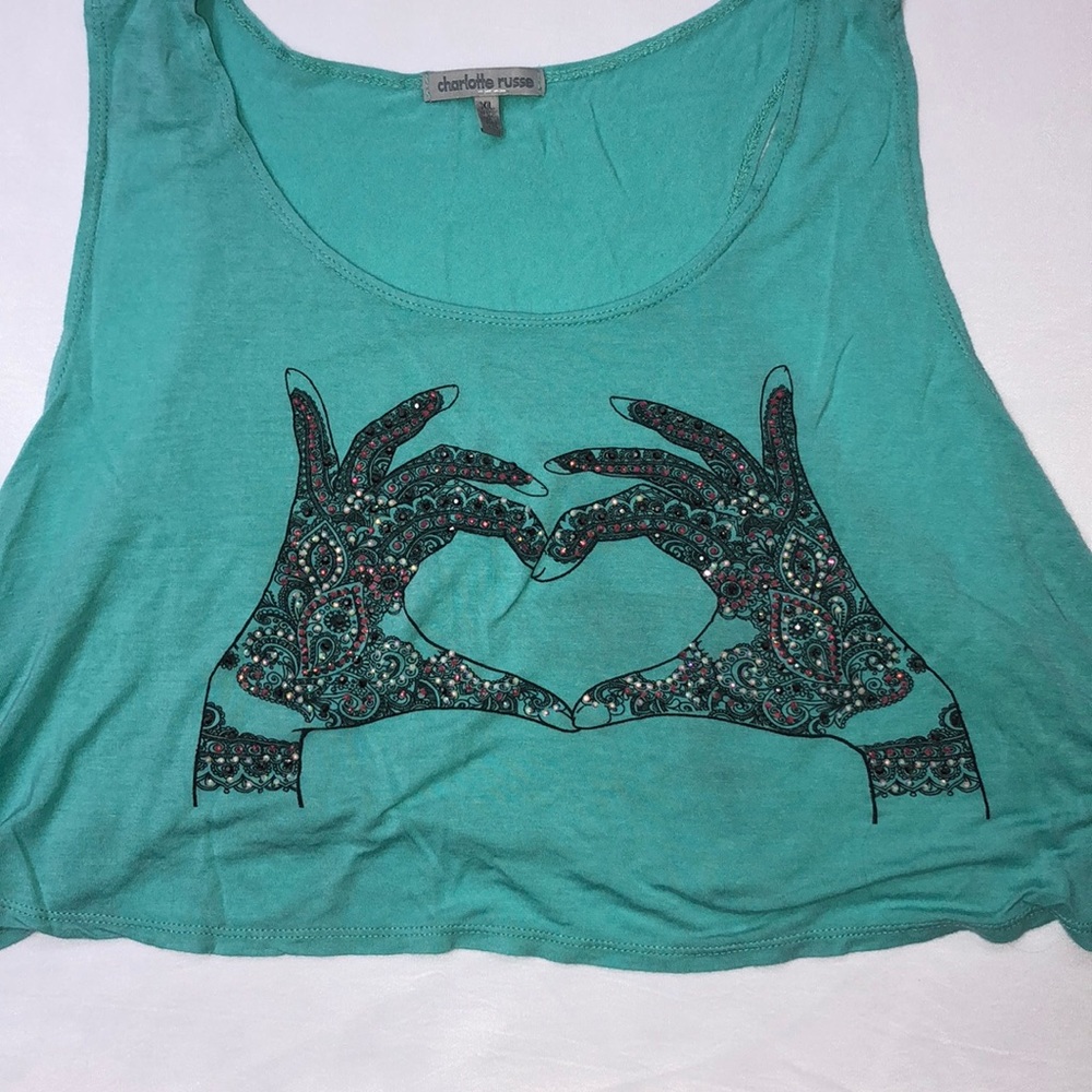 Crop top (teal)